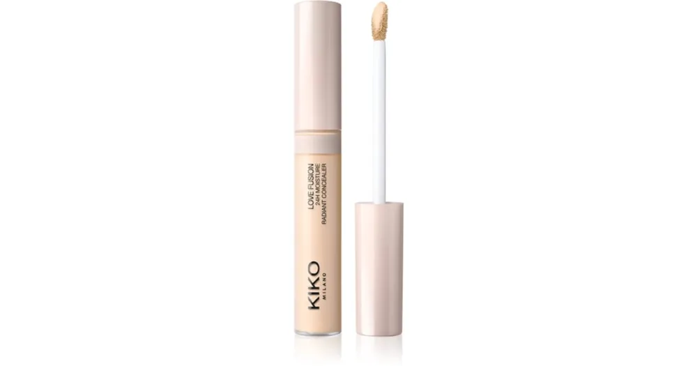 Legkelendőbb KIKO MilanoLove Fusion 24H Moisture Radiant Concealer tartós korrektor hidratáló hatással