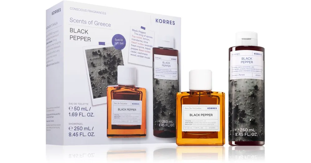 Gyors szállítás KorresBlack Pepper ajándékszett uraknak