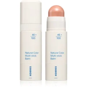 KorresNatural Color Multi-Stick Balm multifunkcionális smink ajkakra és arcra Árcsökkenés