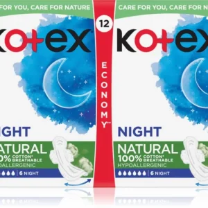 KotexNatural Night egészségügyi betétek Biztonságos vásárlás