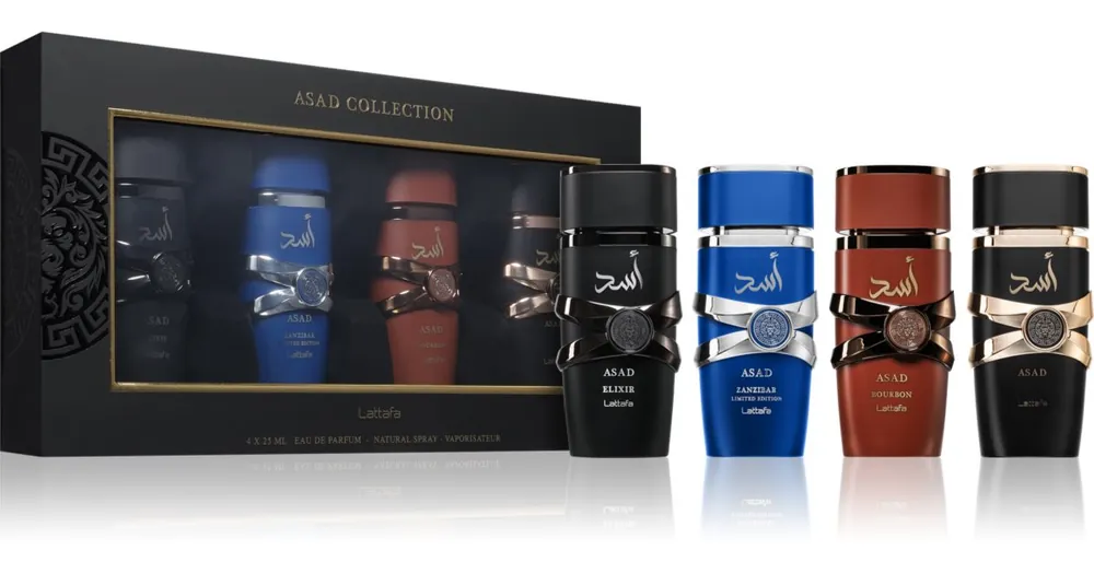 Alacsony ár LattafaAsad Collection ajándékszett uraknak