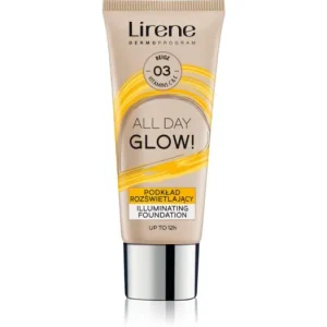 Azonnal elérhető LireneALL DAY GLOW! bőrvilágosító make-up fluid a hosszan tartó hatásért