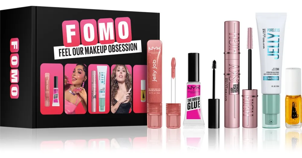 MAYBELLINE NEW YORKFOMO Box ajándékszett hölgyeknek Kiárusítás
