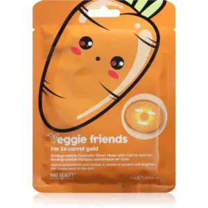 Kihagyhatatlan ajánlat Mad BeautyVeggie Friends Carrot arcmaszk élénkítő hatással