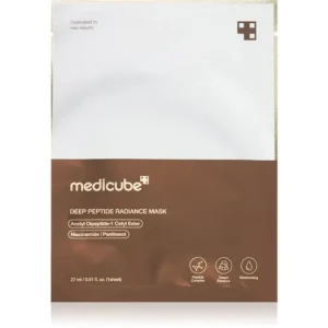 Outlet medicubeDeep Peptide Radiance Mask hidratáló gézmaszk a bőr rugalmasságának növelésére