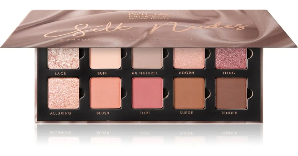 Kedvezmény MUA Makeup AcademyEyeshadow Collection 10 Shade Palette szemhéjfesték paletta