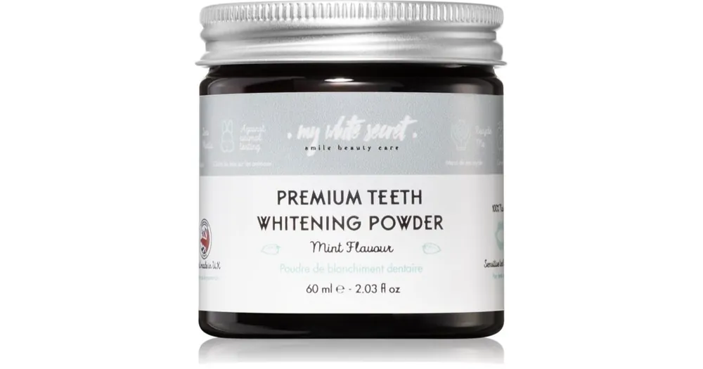 Ne maradj le My White SecretWhitening Powder fogfehérítő púder érzékeny fogakra