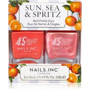 Akciós ár Nails Inc.45 Second Speedy Gloss körömlakk dupla csomagolás