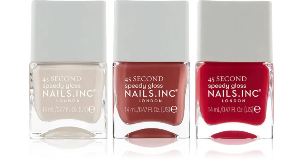 Nézd meg most Nails Inc.45 Second Spicy Margarita körömlakk szett