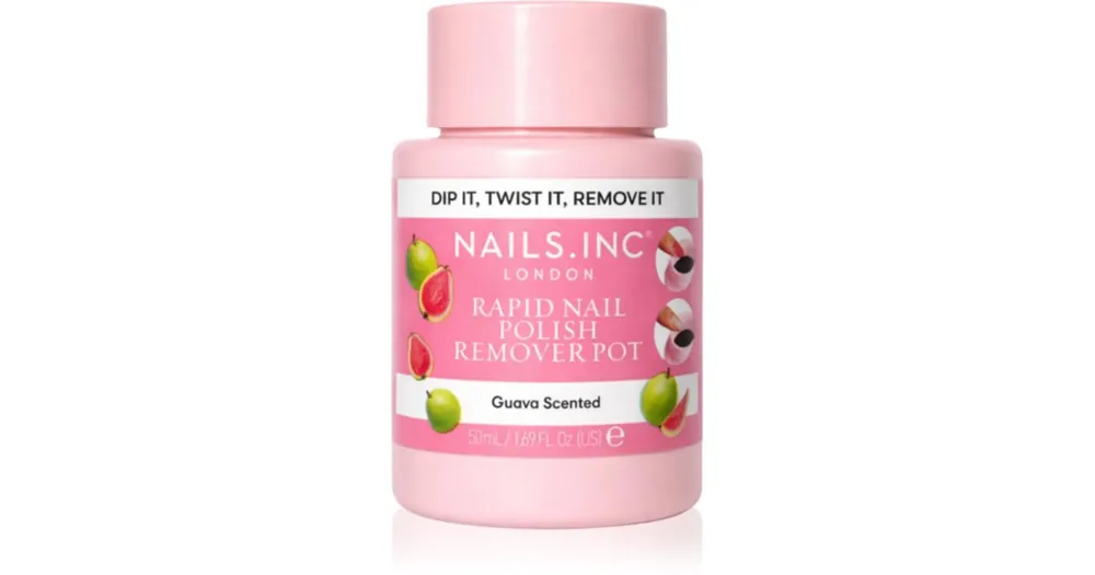 Nails Inc.Rapid Nail Polish Remover Pot Guava Scented körömlakklemosó Olcsóbb