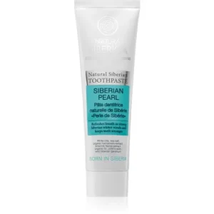 Natura SibericaNatural Siberian Siberian Pearl fogfehérítő fogkrém a friss lehelletért Legjobb ár