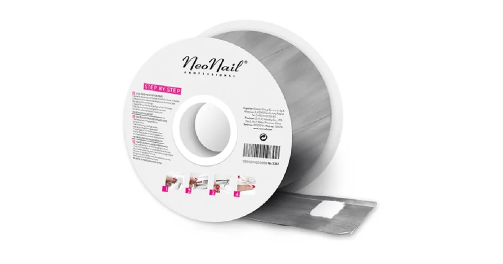 NEONAILRemover Foil Wraps gél lakk eltávolító Népszerű