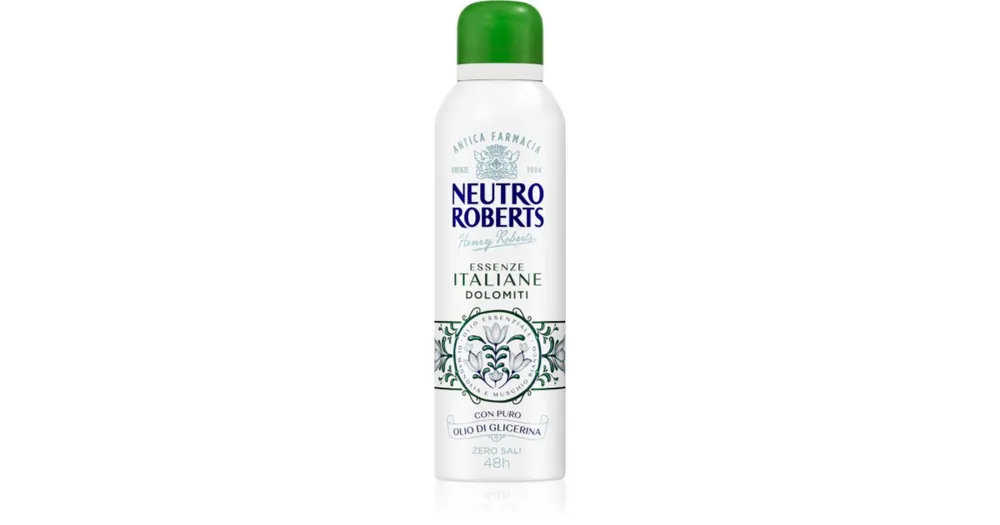 Olcsó Neutro RobertsItaliane Dolomiti spray dezodor 48 órás hatás