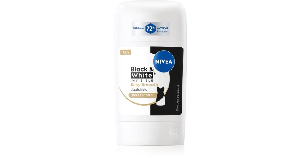 NIVEABlack & White Invisible Silky Smooth izzadásgátló stift Biztonságos fizetés