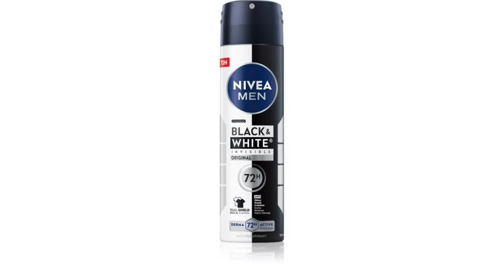NIVEAMEN Invisible Black & White izzadásgátló spray uraknak Gyors szállítás