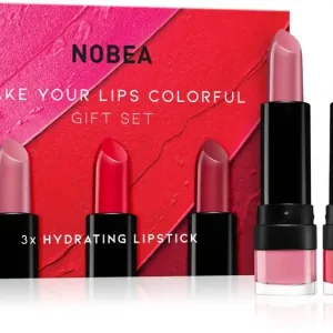NOBEABeauty Pleasure NOBEA Make Your Lips Colorful Gift Set rúzs szett ajándék kiadás Akció
