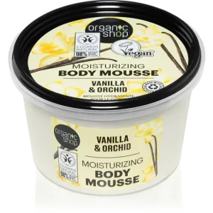 Exkluzív ajánlat Organic ShopVanilla & Orchid testhab vanília kivonattal