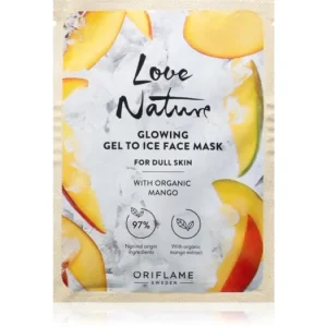 Népszerű OriflameLove Nature Gel To Ice Organic Mango élénkítő arcmaszk