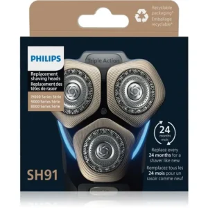 Biztonságos vásárlás PhilipsSeries 9000 SH91/50 For 9000 or S9000 Prestige cserélhető borotvafejek