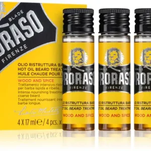 Biztonságos fizetés ProrasoWood and Spice Hot Set intenzív olajos ápolás az erős bajuszra