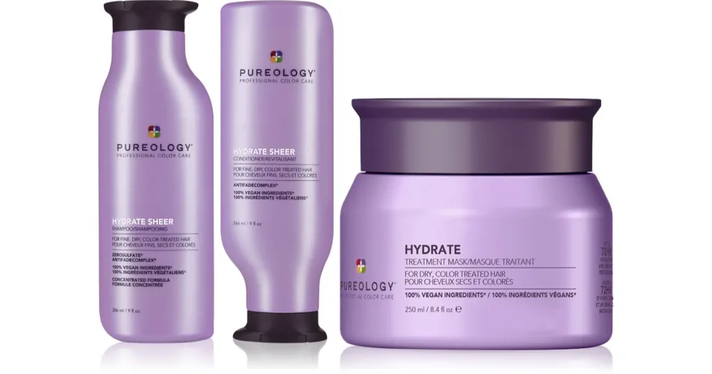 Legkelendőbb PureologyRoutine Shampoo+Conditioner+Mask szett
