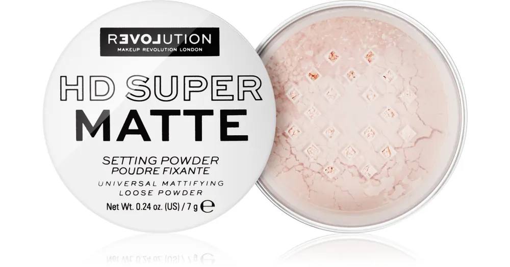 Revolution ReloveHD Super Matte Átlátszó rögzítő por matt hatással Azonnali szállítás