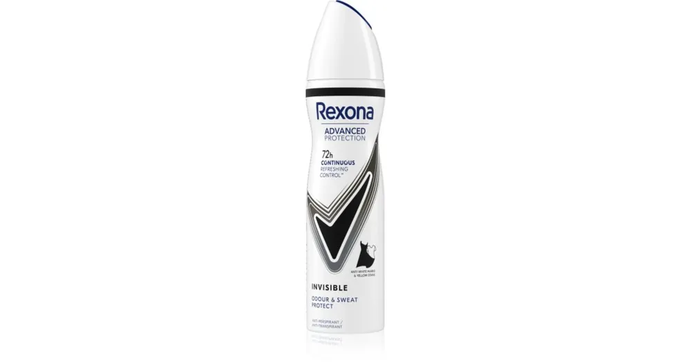 RexonaAdvanced Protection Invisible izzadásgátló spray a fehér és sárga foltok ellen Csak ma