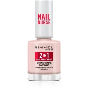 Gyors kiszállítás RimmelNail Nurse 2-in-1 alapozó körömlakk feszesítő hatással