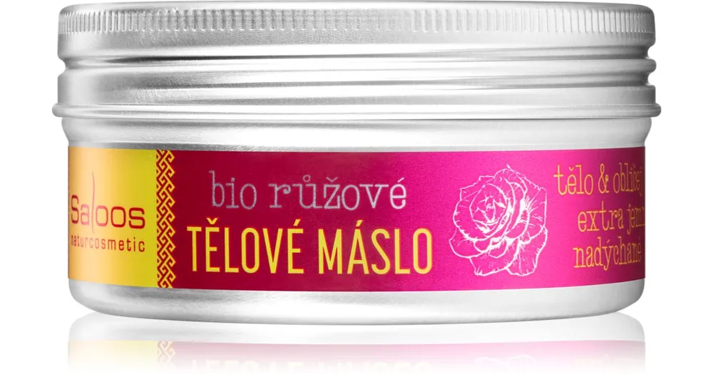 Rendeld meg most SaloosBio Butter tápláló vaj a testre rózsaolajjal