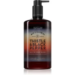 Gyors szállítás Scottish Fine SoapsThistle & Black Pepper szappan arcra, testre és hajra