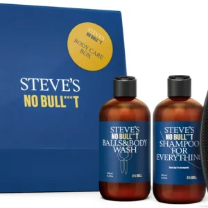 Kedvezmény Steve‘sNo Bull***t Body Care Box ajándékszett uraknak