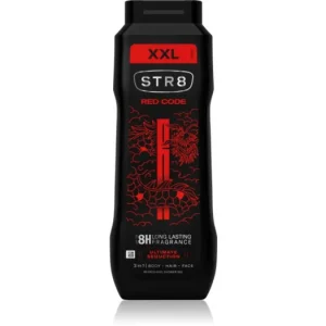 STR8Red Code Shower Gel tusfürdő gél 3 az 1-ben Szuper akció