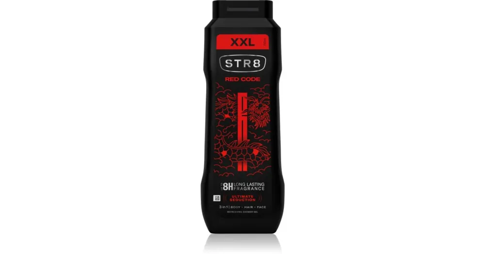 STR8Red Code Shower Gel tusfürdő gél 3 az 1-ben Szuper akció