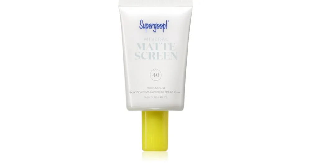 Supergoop!Mattescreen krém ásványi anyagokkal SPF 40 Azonnali szállítás