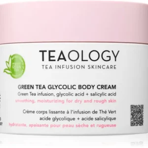 TeaologyGreen Tea Glycolic Body Cream hidratáló testkrém kisimító hatással Árengedmény