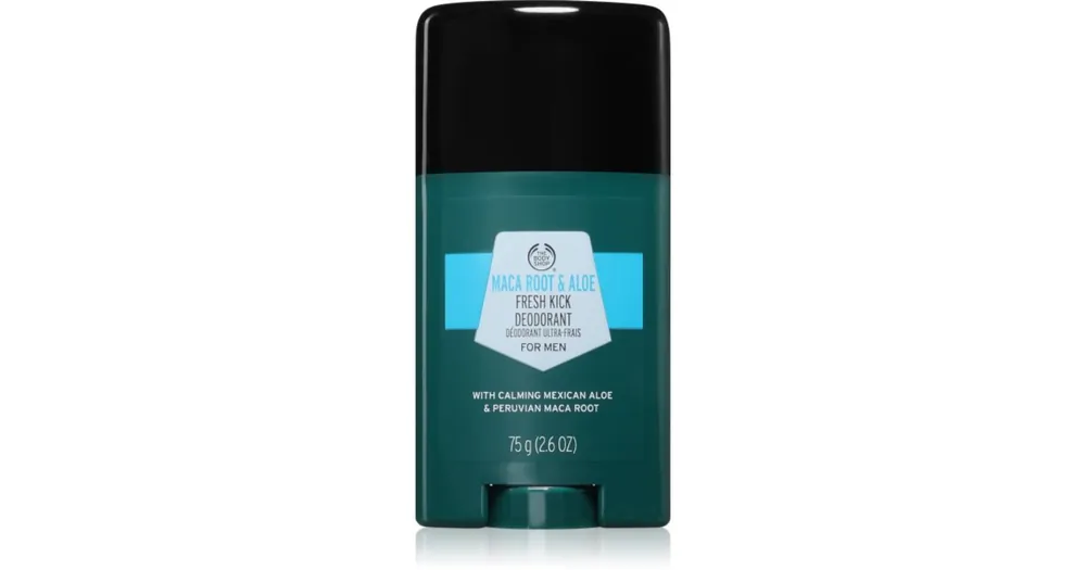 Akciós ár The Body ShopMaca Root & Aloe Fresh Kick Deodorant izzadásgátló deo stift uraknak