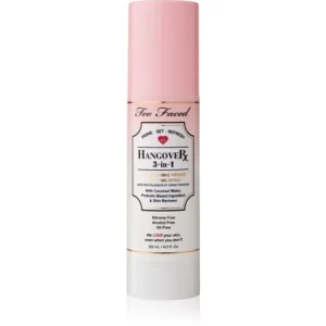 Too FacedHangover 3-in-1 Replenishing Primer & Setting Spray alapozóbázis és fixálóspray egyben frissítő hatással Exkluzív ajánlat