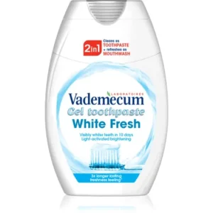Vademecum2 in1 White Fresh szájvíz és fogkrém 2 az 1-ben fehérítő hatással Outlet