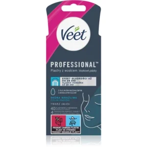 VeetProfessional szőrtelenítő viasz csík az érzékeny arcbőrre Különleges ajánlat