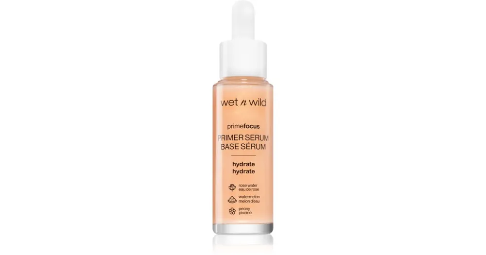 Wet n WildPrimeFocus Hydrate bőrvilágosító alapozó szérum hidratáló hatással Alacsony ár