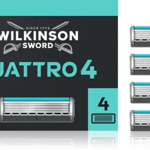Legnépszerűbb Wilkinson SwordQuattro Essential 4 Titanium Sensitive tartalék pengék