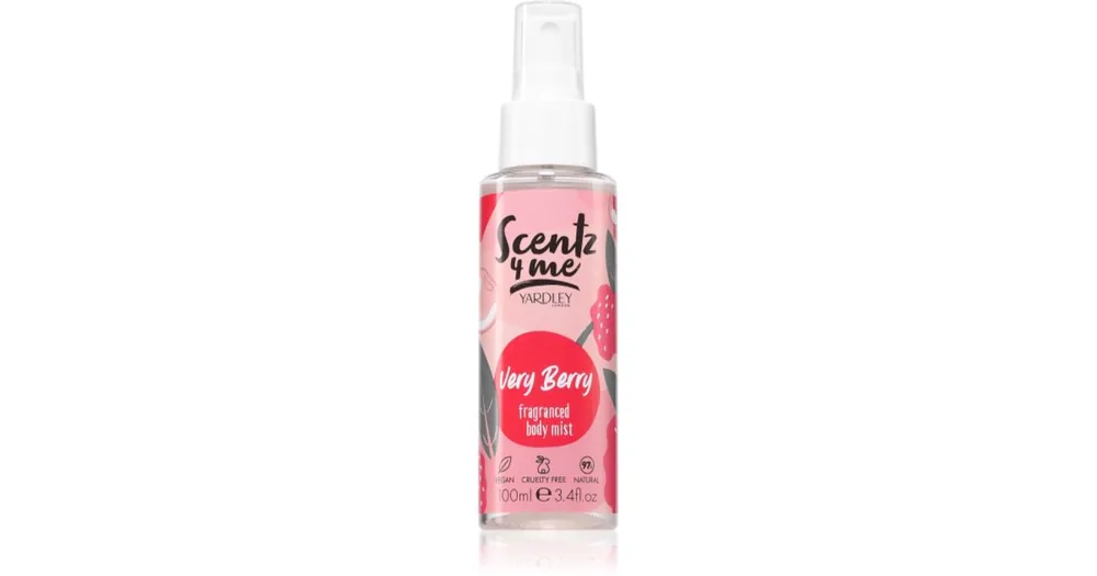 Gyors szállítás YardleyScentz 4 Me Very Berry test permet hölgyeknek
