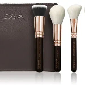 ZOEVAThe Complete Brush Set Rose Golden Edition Ecsetkészlet táskával Biztonságos fizetés