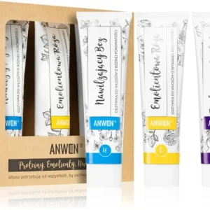 Legkelendőbb AnwenProteins . Emollients . Humectants Kondícionáló minennapi használatra takarékos kiszerelés 3 x100 ml High porosity