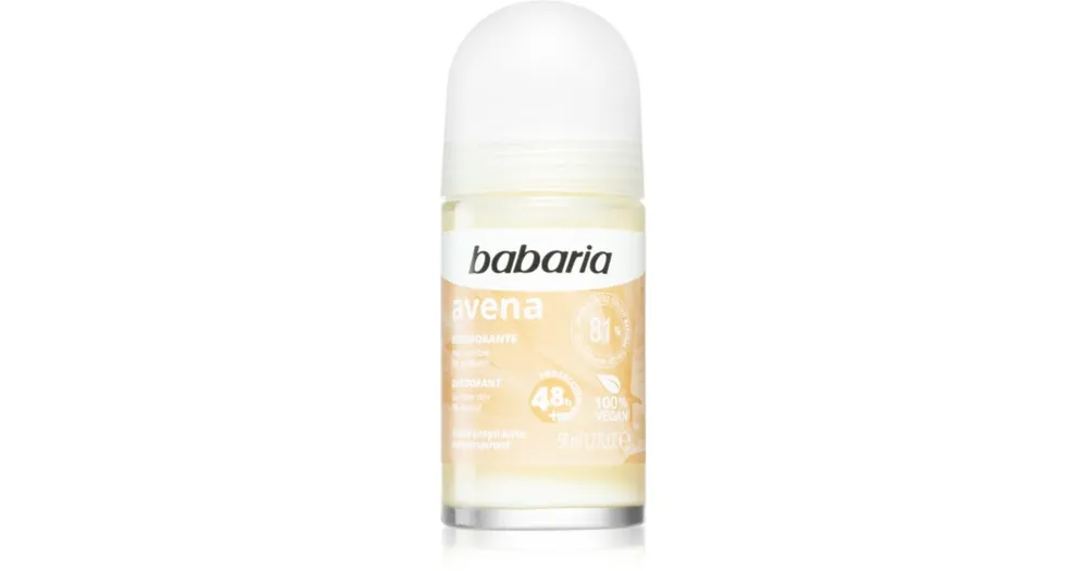 BabariaDeodorant Oat golyós dezodor roll-on az érzékeny bőrre Prémium