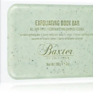 Gyors szállítás Baxter of CaliforniaExfoliating Body Bar Cedarwood & Oakmoss Essence radírozó testszappan uraknak