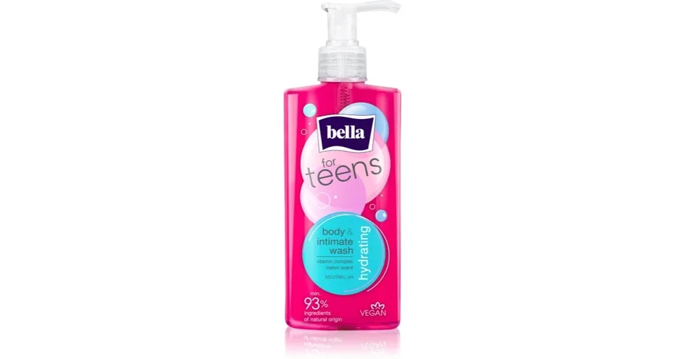Biztonságos fizetés BELLAFor Teens Body & Intimate Wash gél az intim higiéniára