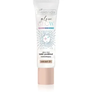 BielendaGLAZE & GLOW könnyű alapozó világosító hatással Alacsony ár