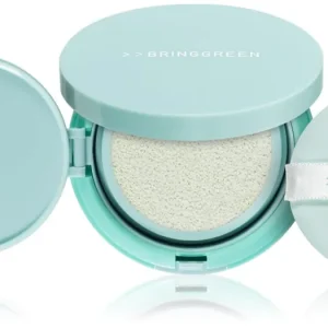 BRINGGREENTea Tree Cica Tone Up Sun Cushion gyengéd védő folyadék applikátorral Szezonális akció