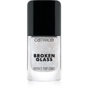 CatriceBroken Glass Effect Top Coat fedő körömlakk csillámporral Szezonális akció